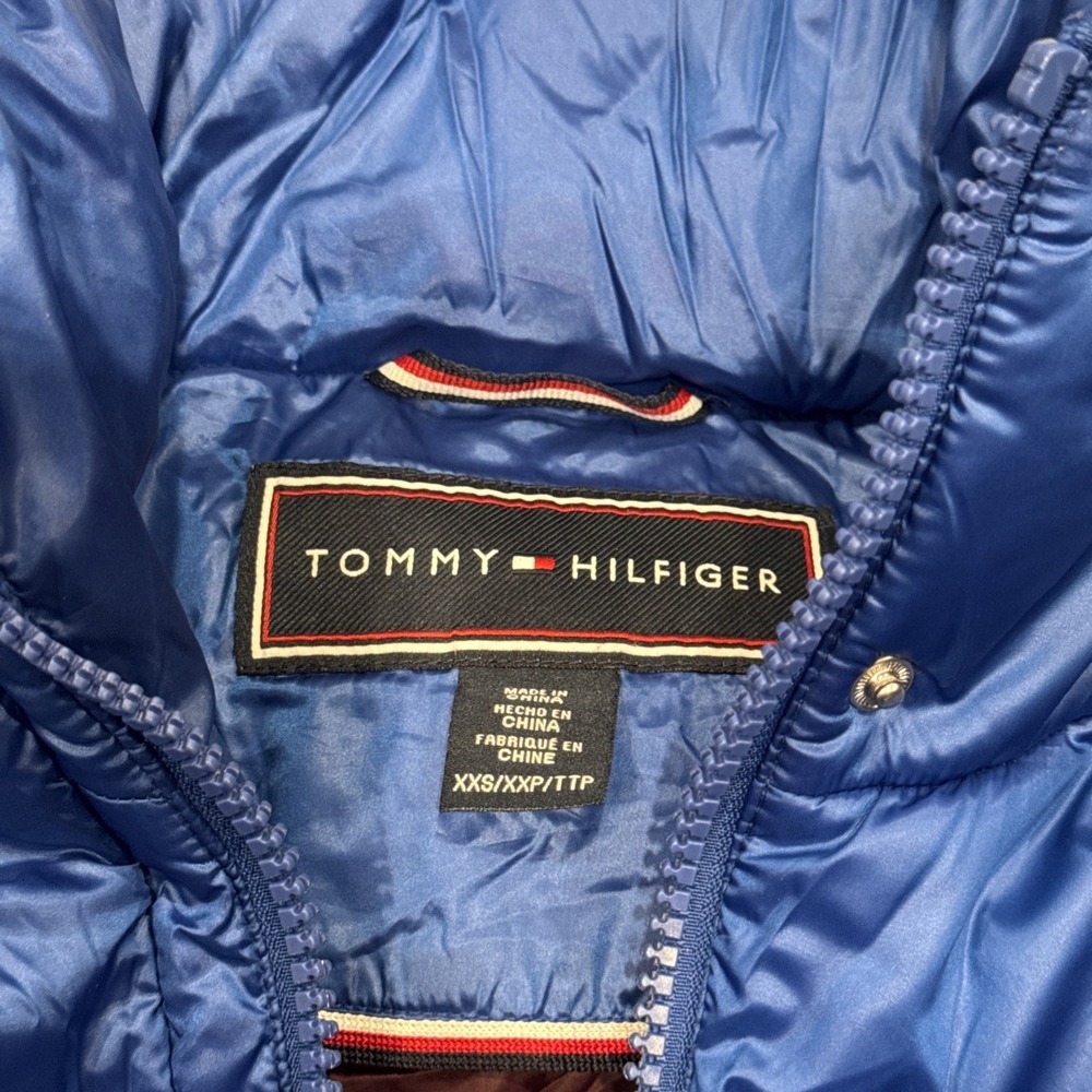 Tommy Hilfiger Down Women's Size‎ XXS Blue Puffer Jacket Great Shape - Picture 11 of 16